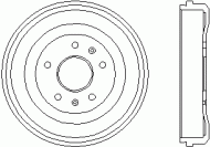 Тормозный барабан TEXTAR 94030900