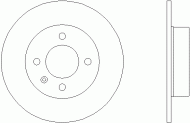 Тормозной диск TEXTAR 92010500