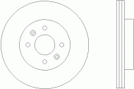 Тормозной диск TEXTAR 92100900