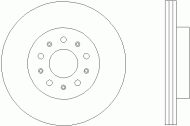 Тормозной диск TEXTAR 92106600