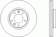 Тормозной диск TEXTAR 92108000