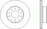 Тормозной диск TEXTAR 92116600