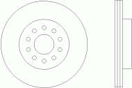 Тормозной диск TEXTAR 92121000