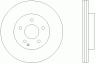 Тормозной диск TEXTAR 92123600