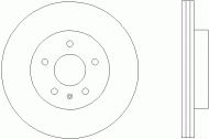 Тормозной диск TEXTAR 92132600