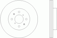 Тормозной диск TEXTAR 92135300
