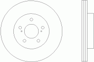 Тормозной диск TEXTAR 92135400