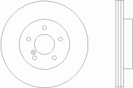 Тормозной диск TEXTAR 92137200