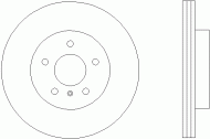Тормозной диск TEXTAR 92141700