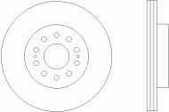 Тормозной диск TEXTAR 93186700