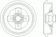 Тормозный барабан MINTEX MBD040
