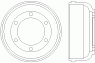 Тормозный барабан MINTEX MBD017
