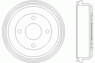 Тормозный барабан MINTEX MBD022