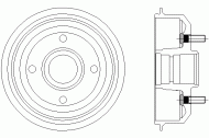 Тормозный барабан MINTEX MBD036