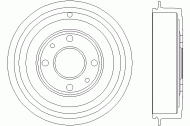 Тормозный барабан MINTEX MBD051