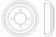 Тормозный барабан MINTEX MBD050