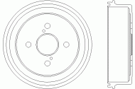 Тормозный барабан MINTEX MBD230