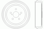 Тормозный барабан MINTEX MBD174