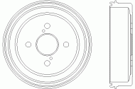 Тормозный барабан MINTEX MBD209