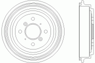 Тормозный барабан MINTEX MBD206