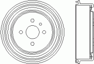 Тормозный барабан MINTEX MBD003