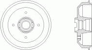 Тормозный барабан MINTEX MBD004
