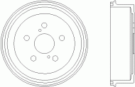 Тормозный барабан MINTEX MBD126