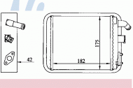 Теплообменник NISSENS 73392