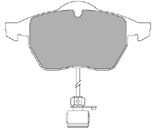 Комплект тормозных колодок MAPCO 6396
