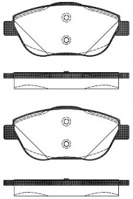 Комплект тормозных колодок ROADHOUSE 21392.10