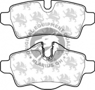 Комплект тормозных колодок QH Benelux BP1606