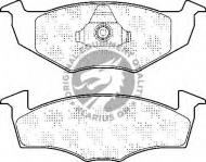 Комплект тормозных колодок QH Benelux BP873