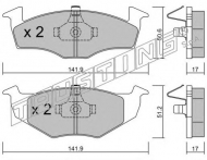 Комплект тормозных колодок TRUSTING 215.0