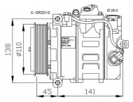 Компрессор NRF 32214G