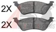 Комплект тормозных колодок A.B.S. 38858 OE
