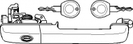 Ручка TOPRAN 108 485