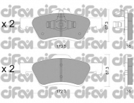 Комплект тормозных колодок CIFAM 822-906-0