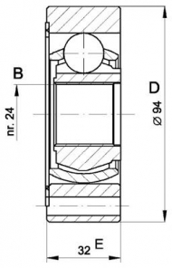 Шарнирный комплект OPEN PARTS CVJ5416.20