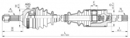 Вал OPEN PARTS DRS6214.00