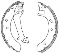 Комлект тормозных накладок OPEN PARTS BSA2170.00