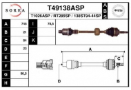 Вал EAI T49138ASP