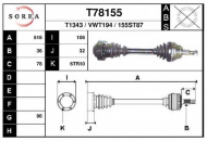 Вал EAI T78155