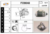 Стартер SNRA FO9048