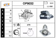 Стартер SNRA OP9032