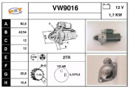 Стартер SNRA VW9016
