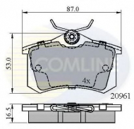 Комплект тормозных колодок COMLINE CBP01716