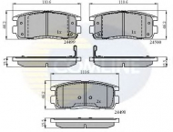 Комплект тормозных колодок COMLINE CBP31580