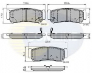 Комплект тормозных колодок COMLINE CBP31714