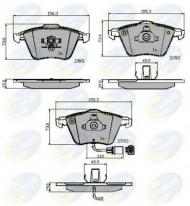 Комплект тормозных колодок COMLINE CBP11752