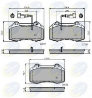 Комплект тормозных колодок COMLINE CBP11703